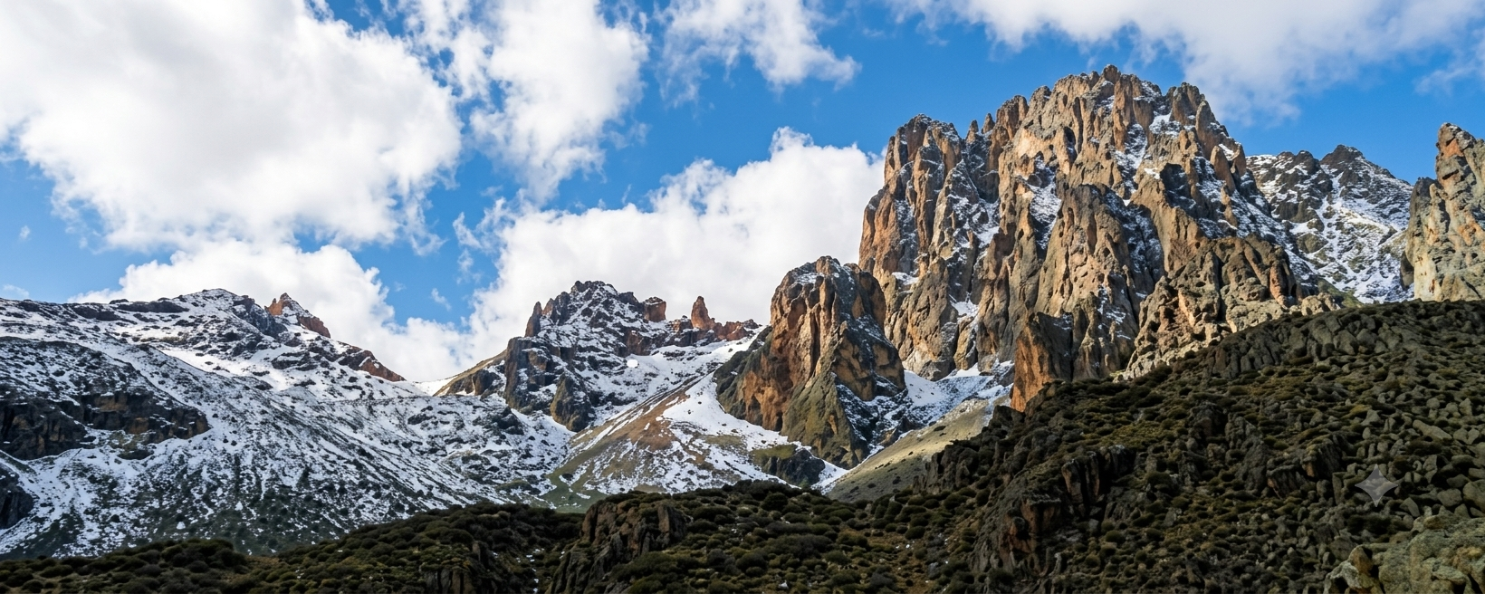 Mount Kenya backdrop near Narumoru